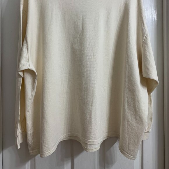 Just My Size Women's Oatmeal Color Long Sleeve Shirt, Size 3X - Picture 2 of 3